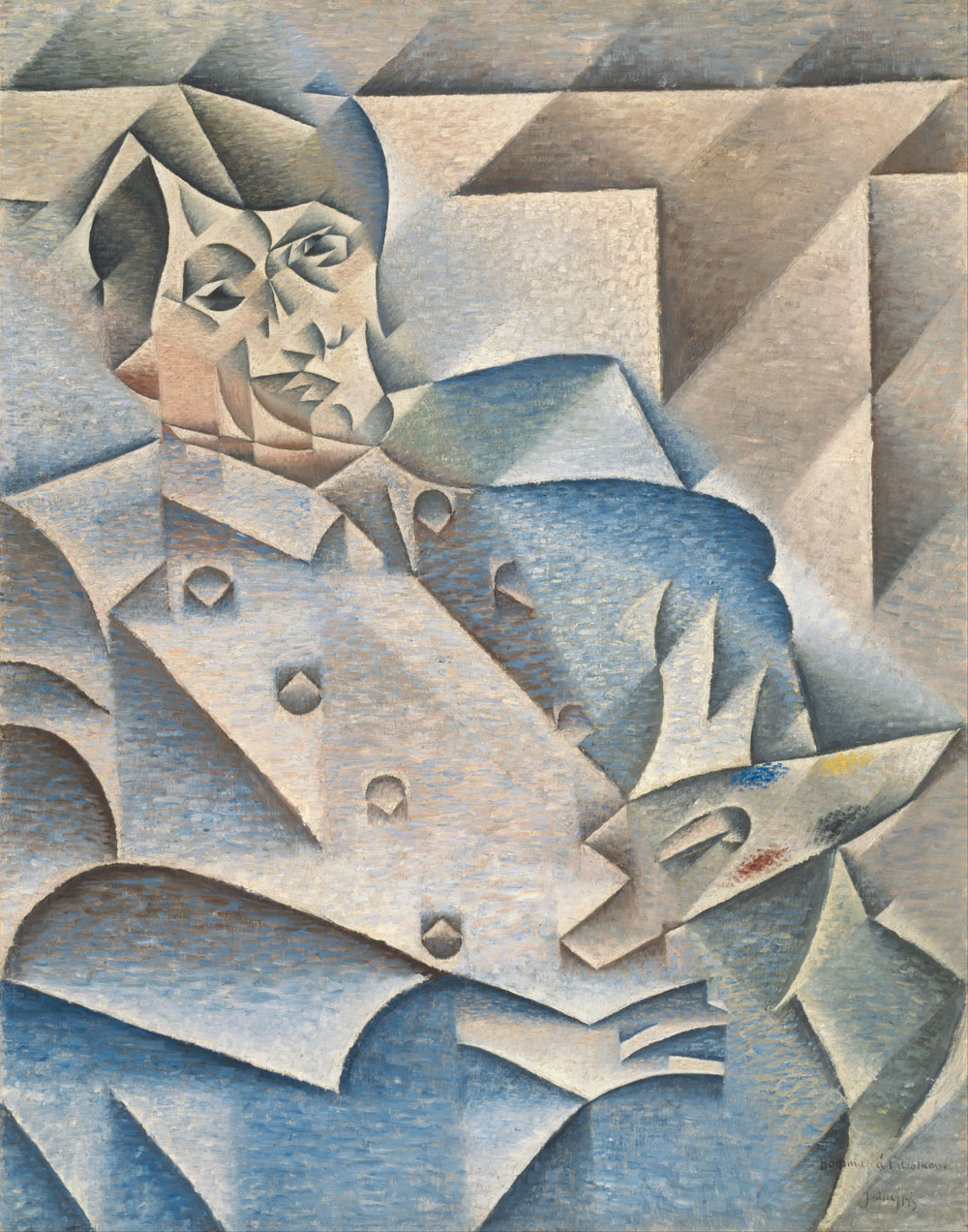 Portrait of Picasso in 1912, by Juan Gris (1887-1927)