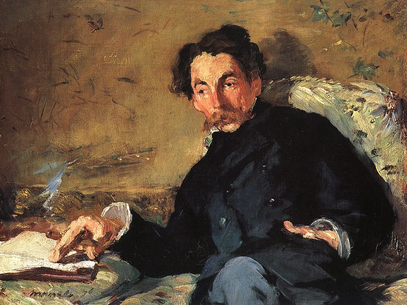 Stephane Mallarme, by Edouard Manet (1832-1883)
