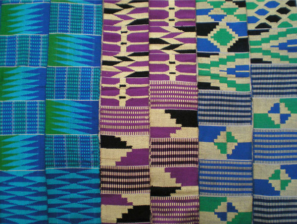 Kente cloth, from Ghana