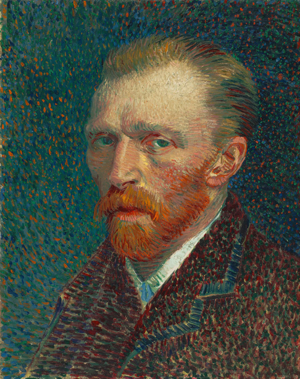 Vincent van Gogh self-portrait in 1887