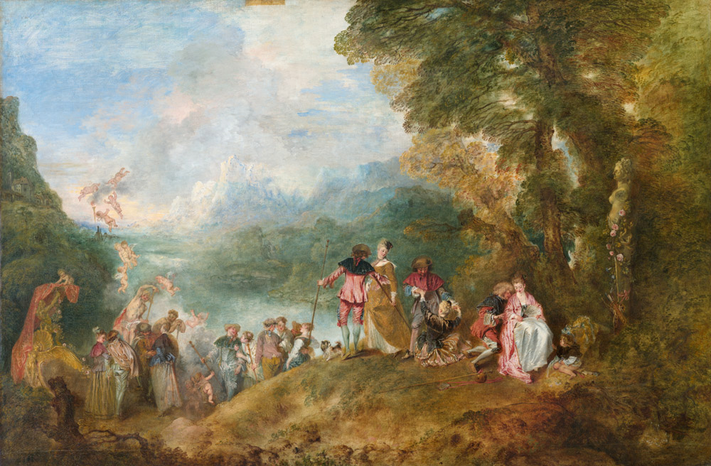 The Embarkation for Cythera by Jean-Antoine Watteau (Louvre version)