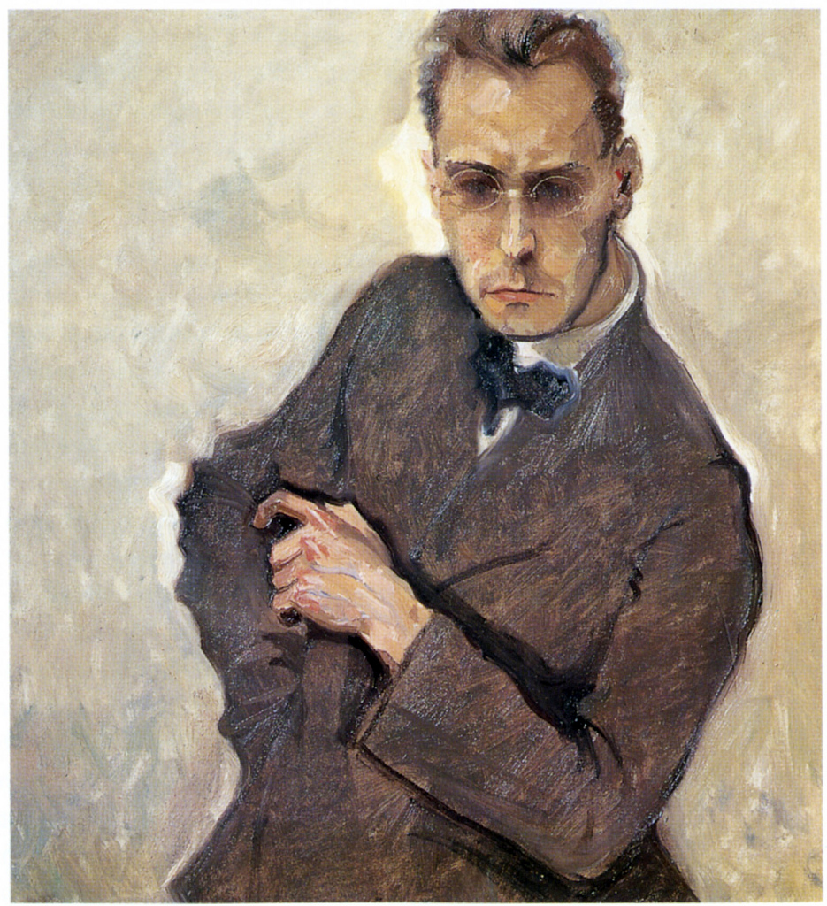 Portrait of Webern in 1909, by Max Oppenheimer (1885-1954)