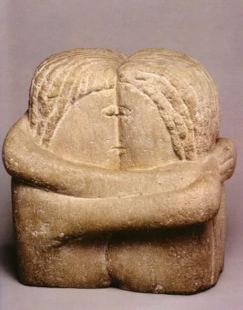 The Kiss by Constantin Brancusi