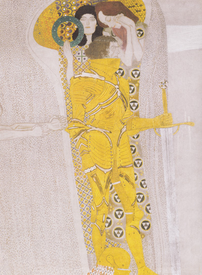 Detail from Gustav Klimt