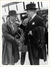 Sergei Diaghilev and Igor Stravinsky in 1926